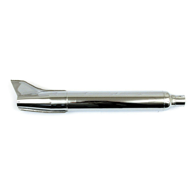 58-66 OEM style rocket Fishtail muffler 28" long chrome