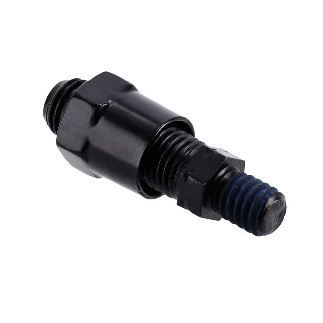 Mirror adapter 10mm, right-hand thread. Black