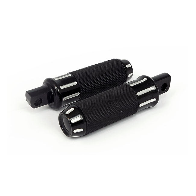 Cobra footpegs. contrast machined