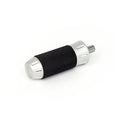 Cobra shift/brake peg. shot peened chrome