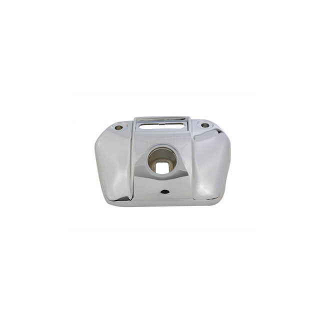 Fxd, FXR, XL headlamp mounting bracket. slotted-hole. Chrome