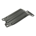 Engine skid plate. Ribbed. Black