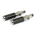 Sundance O-ring foot pegs. universal 3/8-24 mount. Chrome