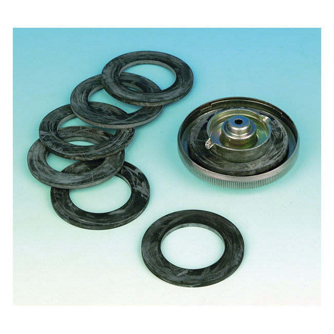 James, bajonet gas cap gasket. Thin — 65-82 H-D (NU)
