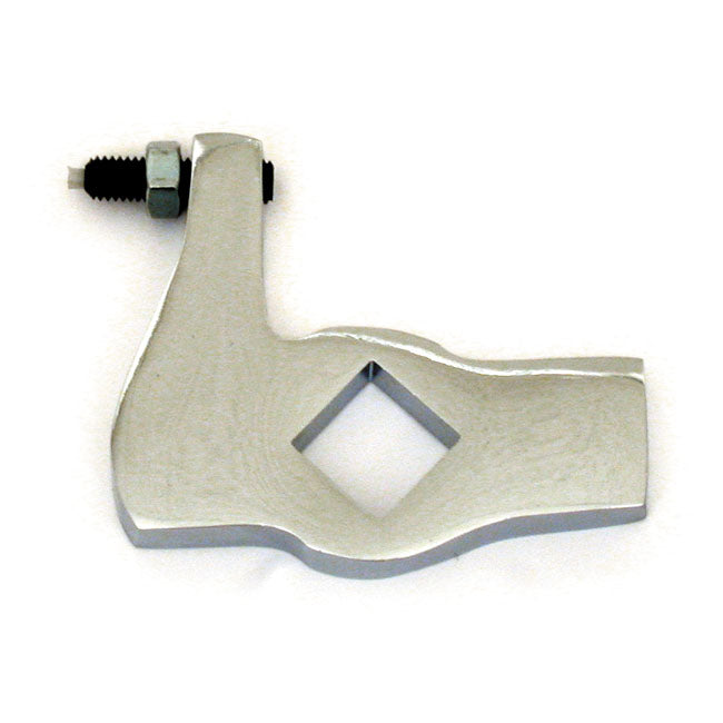 Jiffy leg stop. adjustable. Chrome