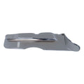 Lower belt guard cover. Chrome — 91-03 XL Sportster with rear belt drive (NU)