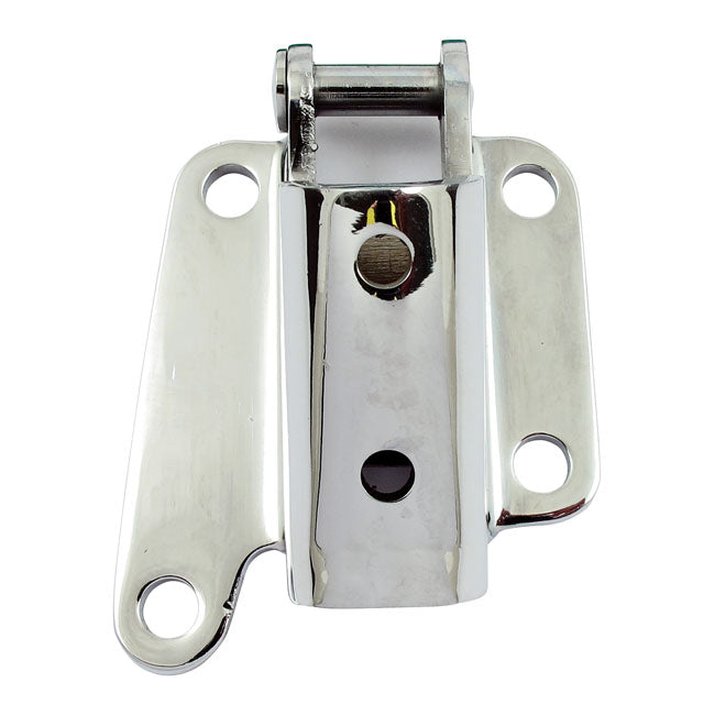 Jiffy mounting bracket. Chrome — 81-08 FLT/Touring (NU)