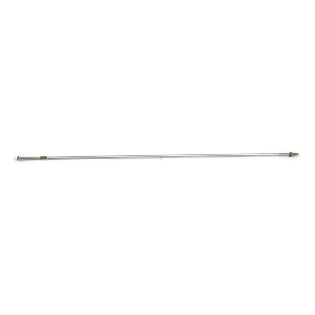 Clutch release lever rod. Chrome — 52-67 Big Twin with mousetrap operated clutch (NU)