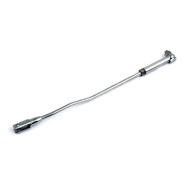 Shifter rod. Chrome — 52-84 FL; 71-73 FX; 80-E85 FXWG and customs. Footshift (NU)