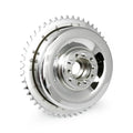 58-62 B.T. Rear brake drum & sprocket. Chrome