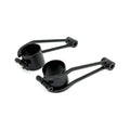 Bracket for ''vintage'' headlamp. 41mm fork tubes. Black