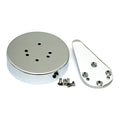 Dust shield & shift lever kit. Chrome — 74-E79 4-speed FX (NU)