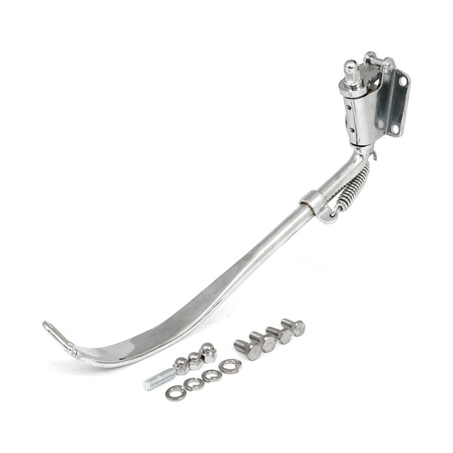 Jiffy stand kit. std length. Chrome — 89-99 Softail (NU)