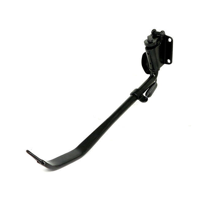 Jiffy stand kit. std length. Black — 37-86 FL; FX; 84-88 Softail (NU)