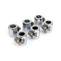 Econ-o-fit hose clamps. 5/16" to 3/8". Chrome