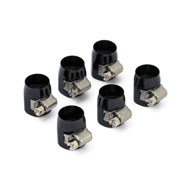 Econ-o-fit hose clamps. 5/16" to 3/8". Black