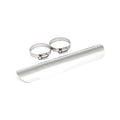 Universal smooth heat shield 10" long chrome — 1-3/4" exhaust pipes