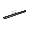 Universal bullet hole heat shield 18" long black — 1-3/4" exhaust pipes
