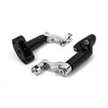 Adjustable passenger peg mount kit. Chrome