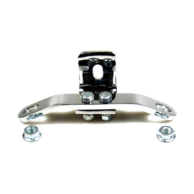 Heavy Duty top motor mount. Chrome — 48-84 FL; FX (NU)