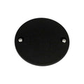 Point cover, domed. Black wrinkle