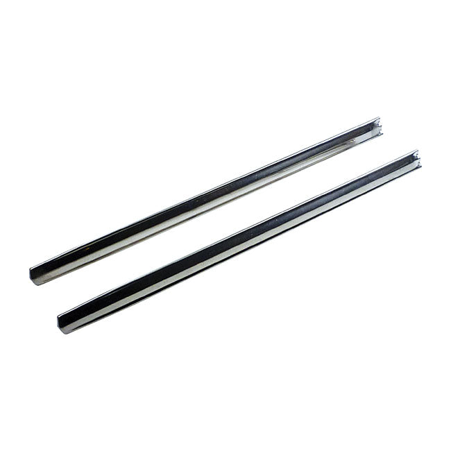 Front fender tip spears, stainless — 49-56 FL; 50-52 45" Flathead; 53-54 Servi-Car (NU)