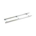 Front fender tip spears, stainless — Most 49-85 FL (NU)