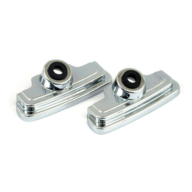 Evo spark plug & head bolt cover kit. Chrome — 86-03 XL Sportster (NU)