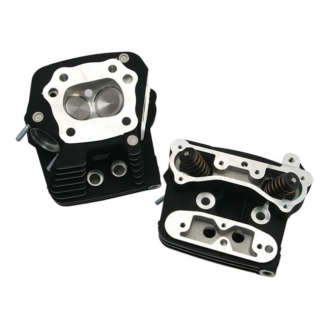S&S, SuperStock Evo cyl. head kit. Black — 84-99 Evo Big Twin (NU)