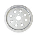 Pulley cover, holes (65t) — 82-99 Big Twin; TC. With 65T OEM style wheel pulley (NU)