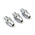 Oil line fitting. Chrome