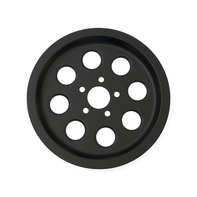 Pulley cover, holes. (70t) — 82-99 Big Twin; TC. with 70T OEM wheel pulley (NU)