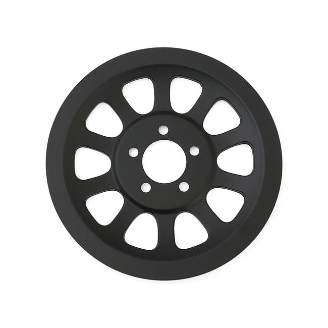 Pully cover, ''holes'' 66t. Black