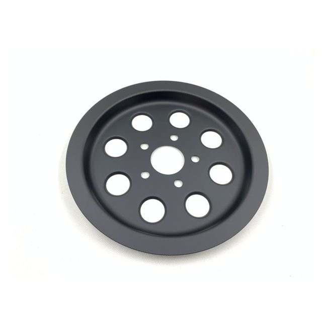 Pulley cover, holes (61t) — 82-99 Big Twin; TC. With 61T OEM wheel pulley (NU)