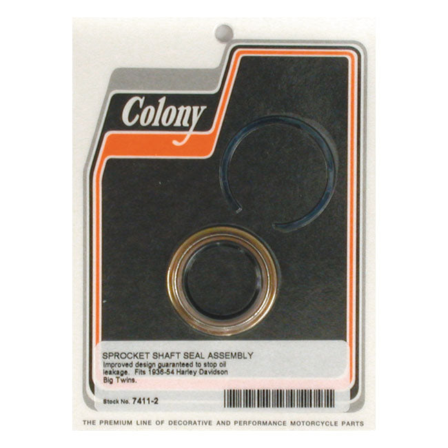 Colony, sprocket shaft oil seal — 40-54 Big Twin (NU)