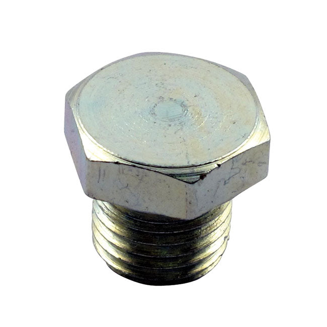 Crankcase drain plug / oil pump plug. Zinc