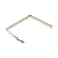 Battery hold down strap. Polished stainless — 73-86 FX models (Excl. FXR; FXST) with electric start; 82-97 XL Sportster (NU)