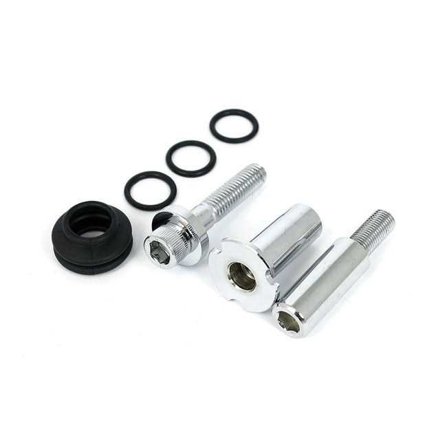 Guide pin mount kit, brake caliper front — 84-99 Big Twin; Twin Cam; XL Sportster; L88-11 springers (NU)