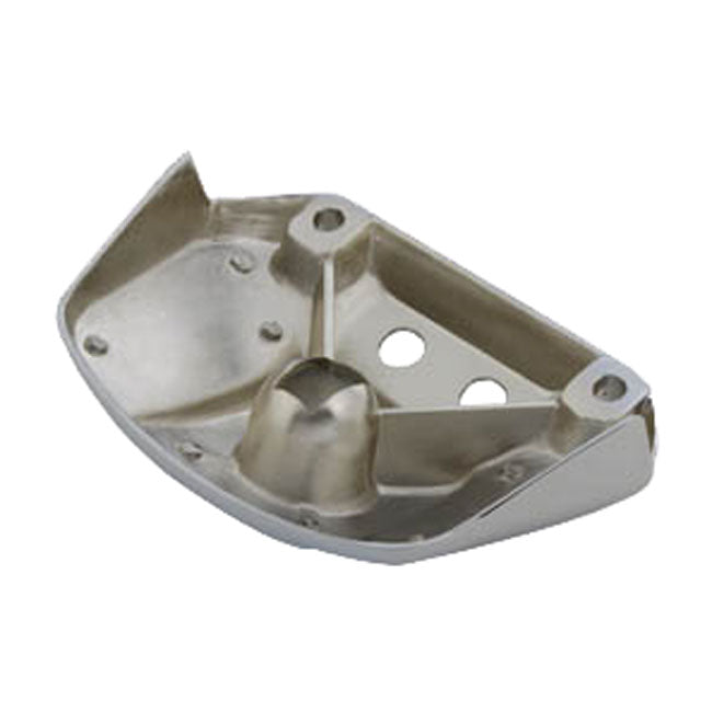FX, FXR, XL headlamp mounting bracket. 2-hole. Chrome