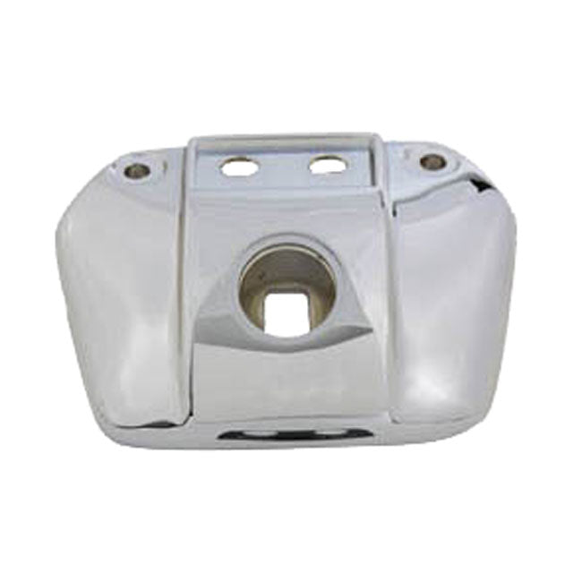 FX, FXR, XL headlamp mounting bracket. 2-hole. Chrome