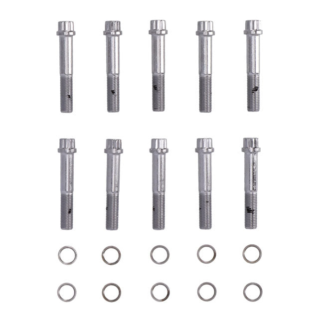 S&S, 12-point head bolt kit. Zinc