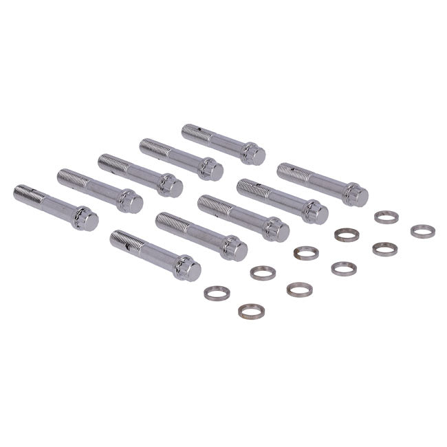 S&S, 12-point head bolt kit. Zinc