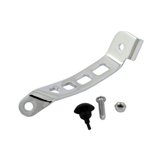 Kick stand extension tab kit. Chrome — 84-03 XL Sportster (NU)