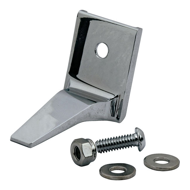 Kick stand extension tab kit. Chrome — 07-17 Softail (Excl. FLS/S; FLSTN/SE; FLSTSE; FXSB/SE; FXSE; 10-17 FLSTFB; FLSTFBS; 2009 FXSTSSE) (NU)