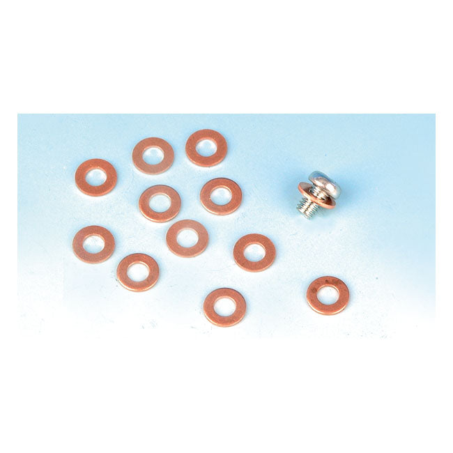James, seal washer fork drain screw — 75-99 XL Sportster; 76-86 FX; 82-94 FXR; 91-99 FXD (Excl. FXWG) (NU)