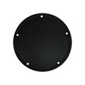 Derby cover, OEM style Domed. Black wrinkle — 99-17 Dyna; 99-18 Softail (Excl. 2018 FLSB); 99-15 FLT/Touring; Trike (Excl. 2015 FLHTCUL; FLHTKL) (NU)