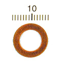 James, copper seal washer fork drain screw