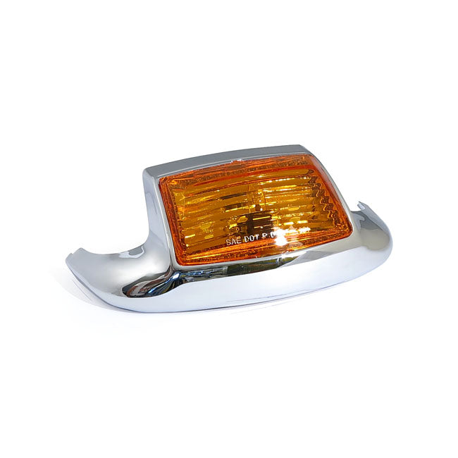 Fender tip with light, front — 80-13 FL; FLT/Touring; 86-17 FLST (NU)