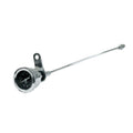 Oil pressure gauge kit rocker box, 0-60 PSI. Chrome — 84-99 Big Twin (Excl. Twin Cam) (NU)