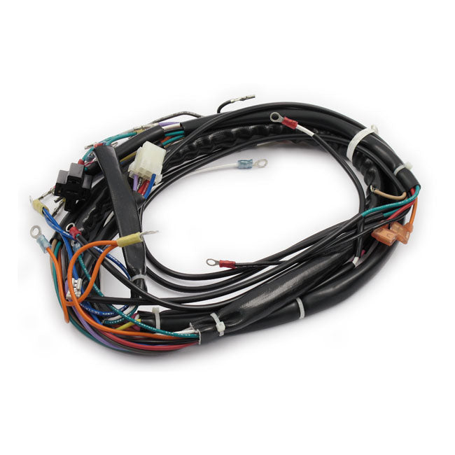 OEM style main wiring harness. XL, XLS — 84-85 XL Sportster; XLS (NU)